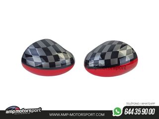 CARCASAS DE ESPEJOS PARA MINI F54 F55 F56 F57 TIPO FINISH FLAG