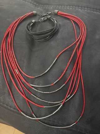 Conjunto collar y pulsera