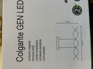 Lampara colgante Romlux LED nueva