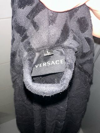 Túnica Versace Negra y Plateada