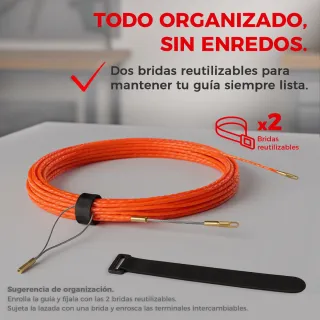 Guía Pasacables Poliéster 30m