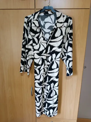 Vestido MS MODE estampado manga 3/4 talla 50