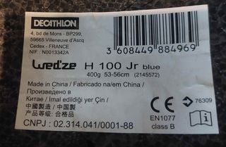 Casco Esquí Niño Wedze H 100 Jr blue