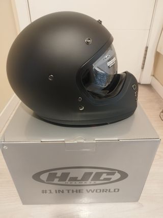 Casco Moto HJC V60 Talla M Negro Mate