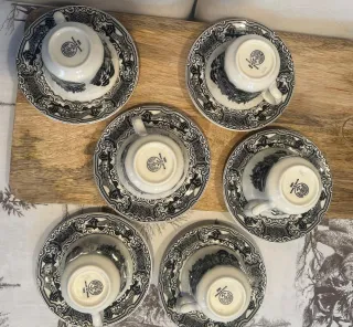 Taza y plato La Cartuja de Sevilla