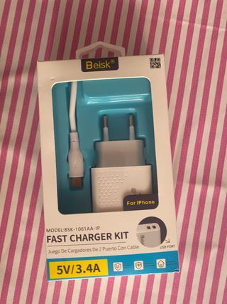 Cargador Rápido Beisk 5V/3.4A iPhone
