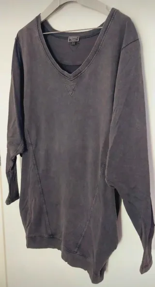 Felpa Diesel Grigia Oversize