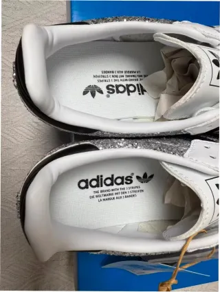 Adidas Samba Paillettes Argentées Neuves T 38