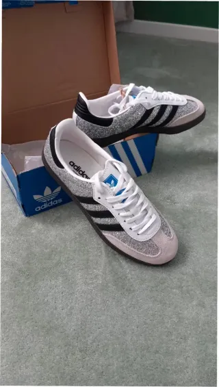 Adidas Samba Plata Brillo Talla 37