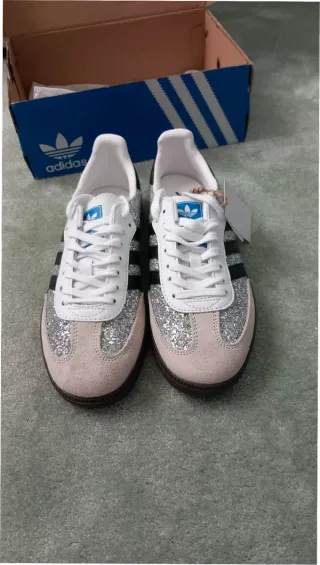 Adidas Samba Plata Brillo Talla 37
