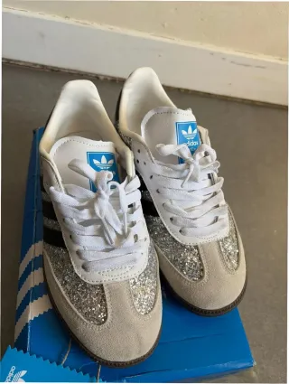 Adidas Samba Plata Glitter Talla 38