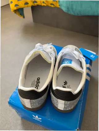 Adidas Samba Plata Glitter Talla 38