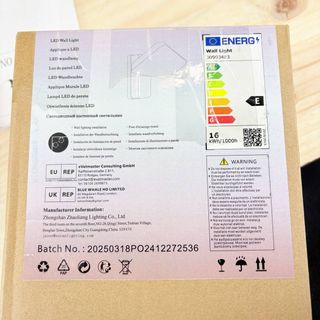 Comely Aplique Pared Exterior LED 16W IP65 Negro