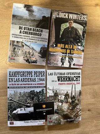 Packs libros Peiper, Wehrmacht, Winters y Utah