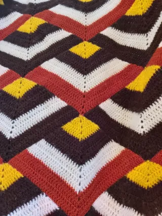 Colcha ganchillo artesanal