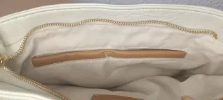 Bolso Paco Martínez blanco y marrón