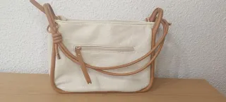 Bolso Paco Martínez blanco y marrón