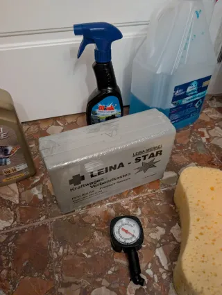 Lote productos coche: Castrol, Blink, Kit primeros