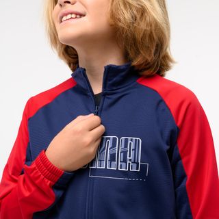 Chándal Puma Niños Azul Rojo Poliéster