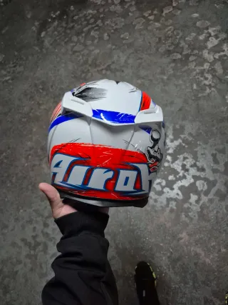 Casco Airoh GP500 GRIM Blanco Talla L