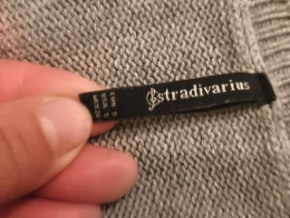 Jersey sin mangas gris Stradivarius T.36