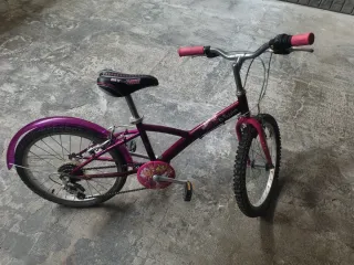 Bicicleta infantil morada