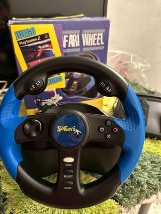 Volante Safari Wheel PS2 + Road Rage 3