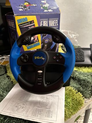 Volante Safari Wheel PS2 + Road Rage 3