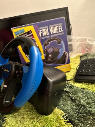 Volante Safari Wheel PS2 + Road Rage 3