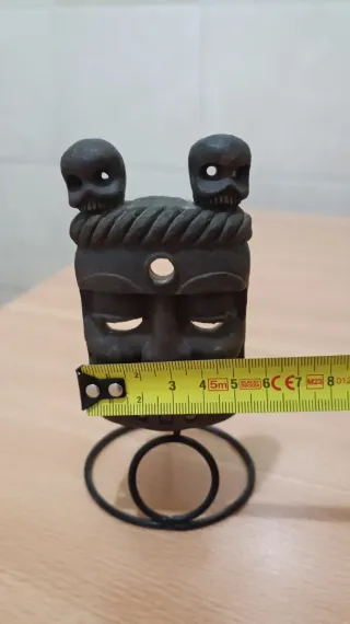 Maschera tribale porta candela