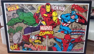 Cuadro Marvel Comics Superhéroes