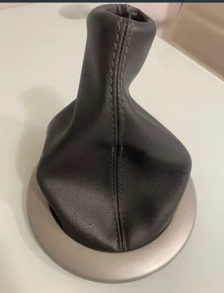 Funda palanca cambios Renault Megane 2 cuero negro