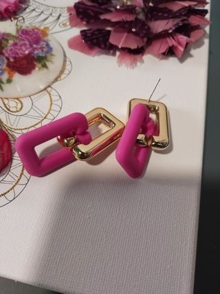 Lote pendientes ,anillo y colgante.