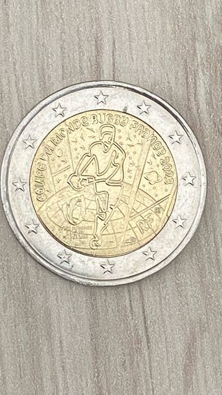 Moneda Copa Rugby Francia 2023