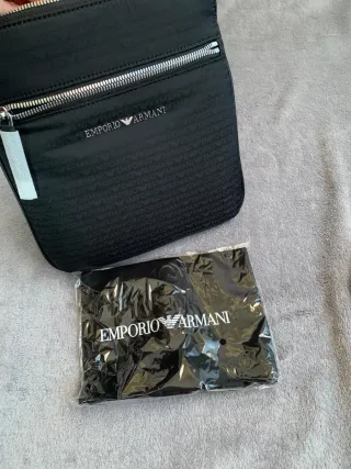 Bandolera Emporio Armani Black