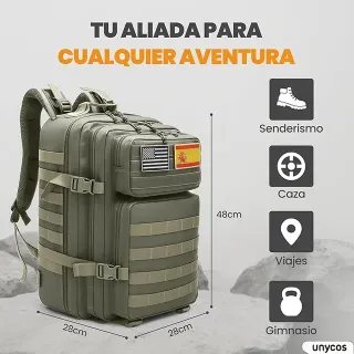 Mochila Táctica Militar 45L Molle Impermeable