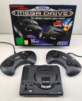 Sega Mega Drive Mini Console con 40 Giochi
