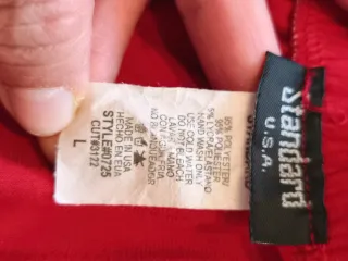 Falda roja USA Talla L con flores