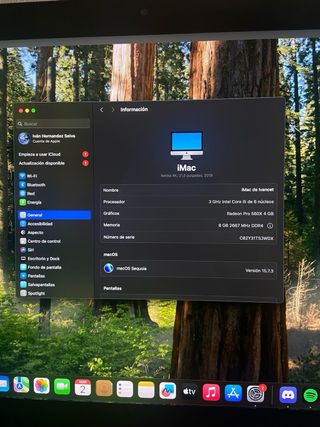 iMac 2019 Apple Gris/Plata