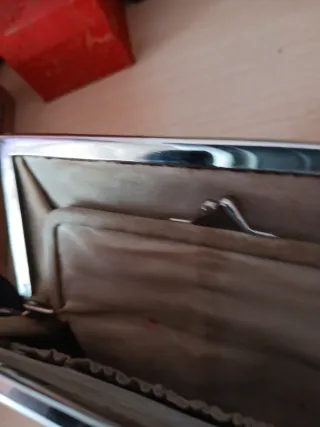 Bolso de piel de serpiente auténtica. Antiguo