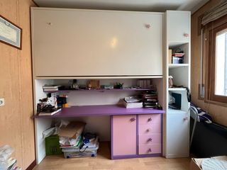 Mueble escritorio con cama