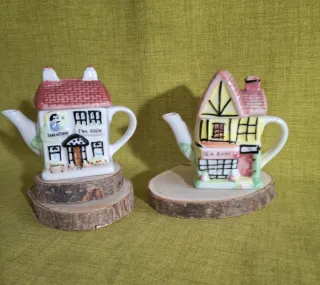 Set 2 Mini Teiere da Collezione