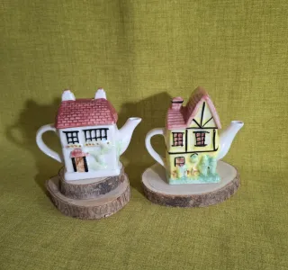 Set 2 Mini Teiere da Collezione