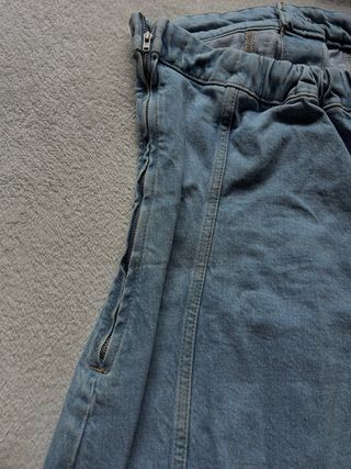 Vestido tubo vaquero corto