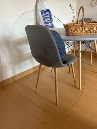 Cristal redondo para mesa