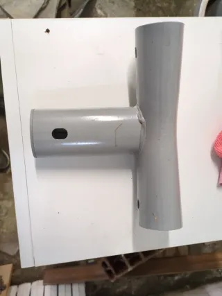 Tubos metálicos piscina Bestway.