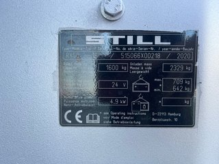 Carretilla Elevadora Still RX50-16 Año 2020