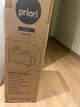 Cuna de viaje sin estrenar