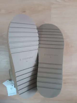 Botines Stradivarius Beige Talla 39