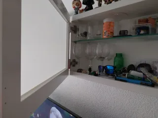 Mueble TV+mueble de almacenaje tipo vitrina IKEA